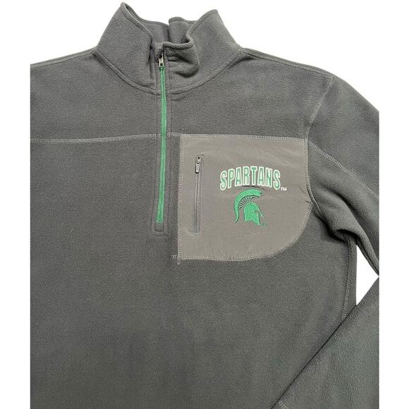 Colosseum Athletics NCAA Michigan State University Spartans Fleece Pullover - L - Picture 2 of 7